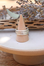 Load image into Gallery viewer, •Matte Hammered Ring - Size 10, 11, 12