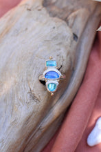 Load image into Gallery viewer, Apaptite + Australian Boulder Opal Ring - Size 8.25