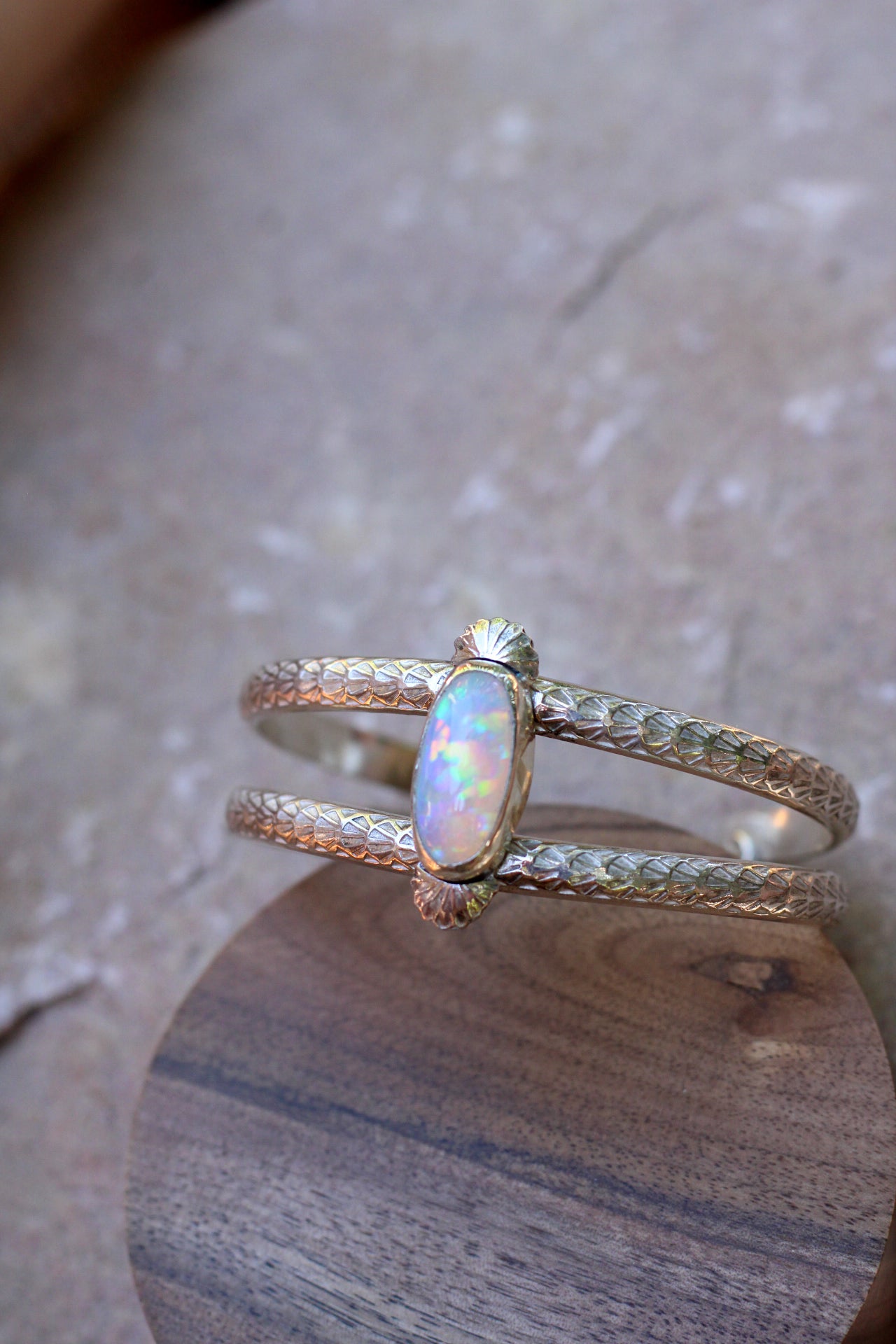 Ethiopian Opal Cuff