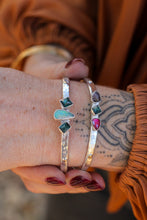 Load image into Gallery viewer, Tourmaline + Australian Opal Cuff