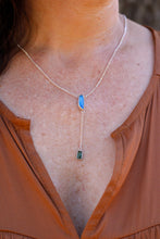Load image into Gallery viewer, Lariat Necklace - Silver