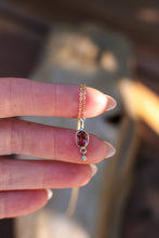 Load image into Gallery viewer, Tourmaline Necklace w/Diamond