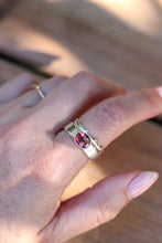 Load image into Gallery viewer, Tourmaline Stacker Ring Set - Size 7.75