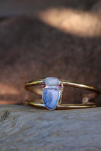 Load image into Gallery viewer, Australian Opal + Tourmaline Cuff