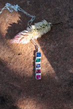 Load image into Gallery viewer, Ombre Tourmaline Starburst Necklace