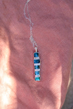 Load image into Gallery viewer, Ombre Tourmaline Starburst Necklace