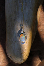 Load image into Gallery viewer, Oracle Pendulum Necklace w/Australian Opal