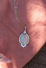 Load image into Gallery viewer, Oracle Pendulum Necklace w/Australian Opal
