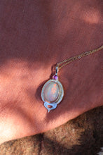 Load image into Gallery viewer, Oracle Pendulum Necklace w/Pink Tourmaline
