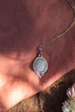 Load image into Gallery viewer, Oracle Pendulum Necklace w/Pink Tourmaline