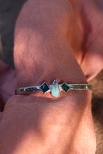 Load image into Gallery viewer, Tourmaline + Australian Opal Cuff
