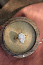 Load image into Gallery viewer, Australian Opal Stardust Ring - Size 7.75