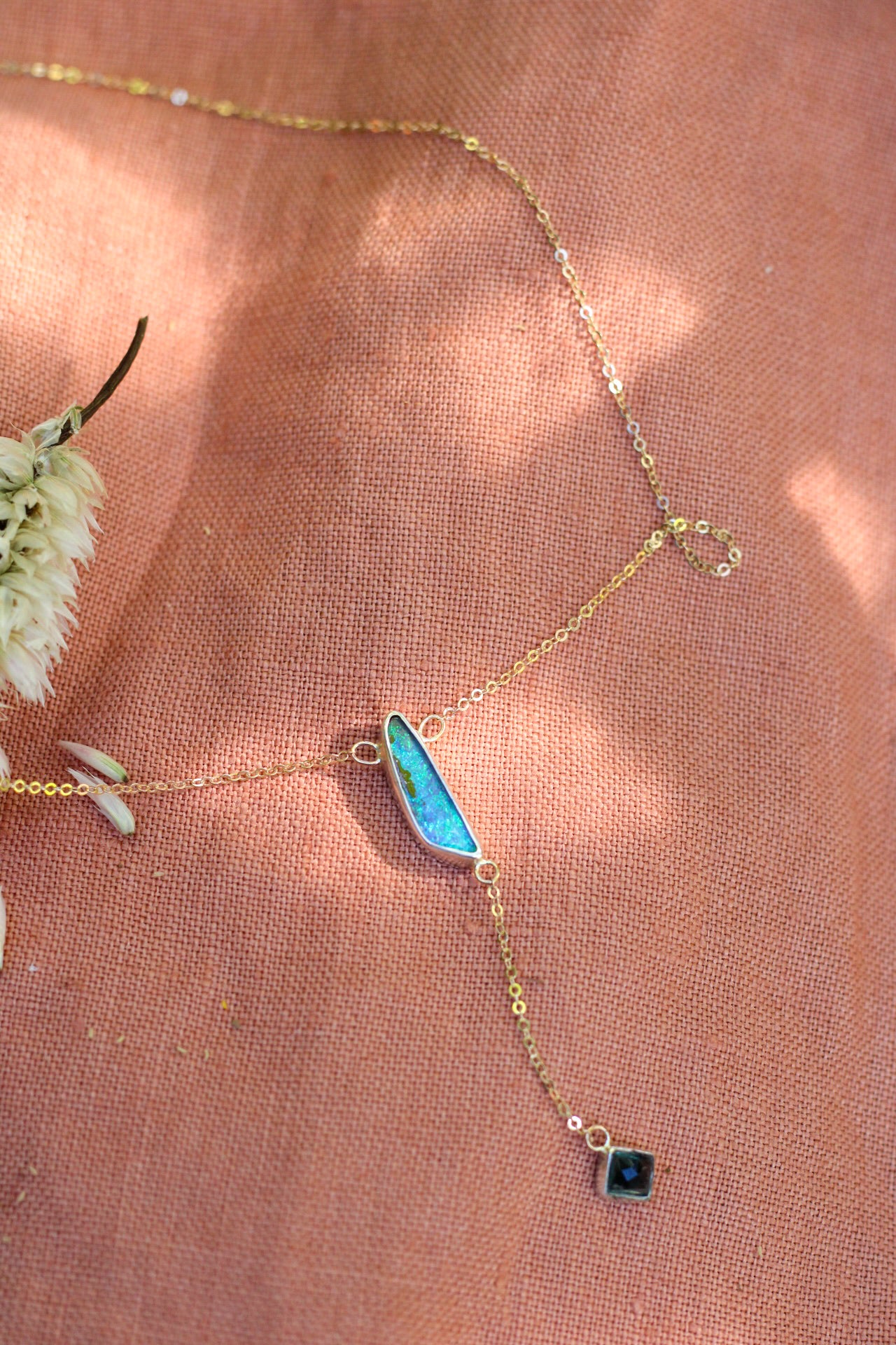 Lariat Necklace - Gold