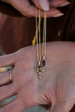 Load image into Gallery viewer, Tourmaline Necklace w/Diamond