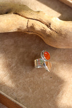 Load image into Gallery viewer, Carnelian + Bruneau Jasper Ring -Size 7