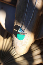 Load image into Gallery viewer, •Australian Opal + Chrysoprase HORIZON Necklace