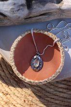 Load image into Gallery viewer, •Sunstone Amulet Necklace - 30 Inches