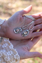 Load image into Gallery viewer, •Sunstone Amulet Necklace - 30 Inches