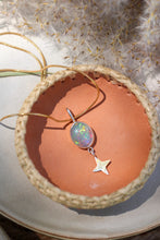 Load image into Gallery viewer, OPEN STAR Ethiopian Opal Necklace