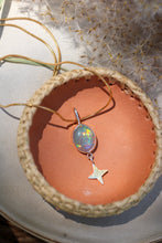 Load image into Gallery viewer, OPEN STAR Ethiopian Opal Necklace