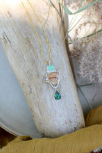 Load image into Gallery viewer, Bruneau Jasper +  Turquoise + Ethiopian Opal Necklace