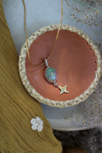 Load image into Gallery viewer, OPEN STAR Ethiopian Opal Necklace