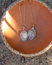 Load image into Gallery viewer, Oracle Pendulum Necklace w/Australian Opal