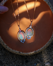 Load image into Gallery viewer, Oracle Pendulum Necklace w/Australian Opal