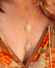 Load image into Gallery viewer, Oracle Pendulum Necklace w/Australian Opal