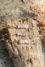 Load image into Gallery viewer, Paperclip Keshi Pearl Bracelet
