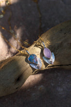 Load image into Gallery viewer, Australian Opal + Diamond Necklace
