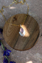 Load image into Gallery viewer, Chalcedony + Diamond Necklace
