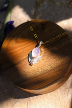 Load image into Gallery viewer, Chalcedony + Diamond Necklace
