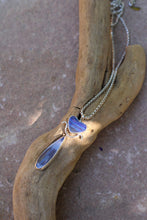 Load image into Gallery viewer, Opal Heart + Chalcedony Necklace
