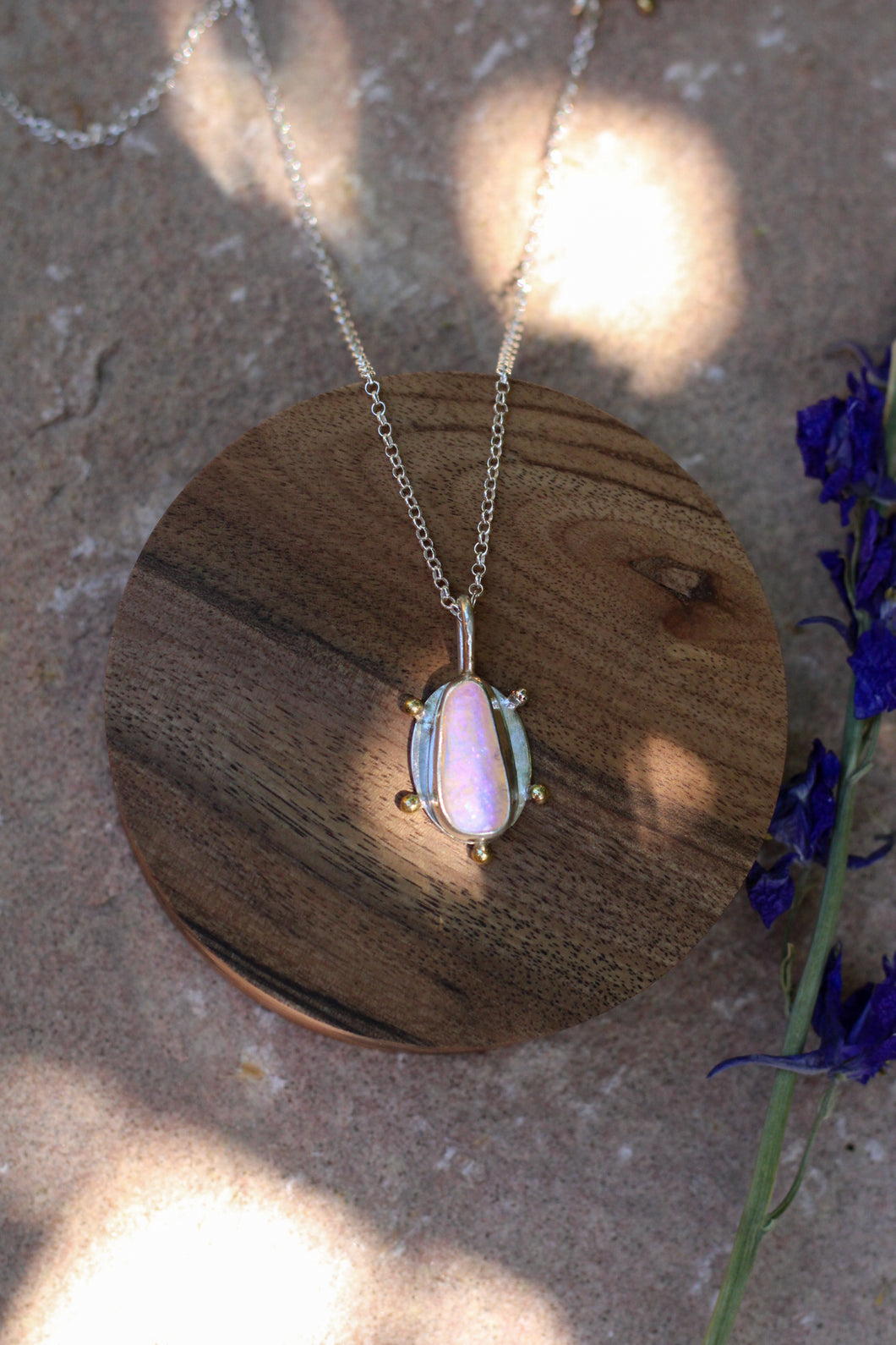 Compass Necklace - Australian Opal