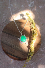 Load image into Gallery viewer, Compass Necklace - Chrysoprase
