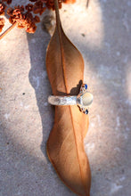 Load image into Gallery viewer, Grey Moonstone + Kyanite Ring - Size 7
