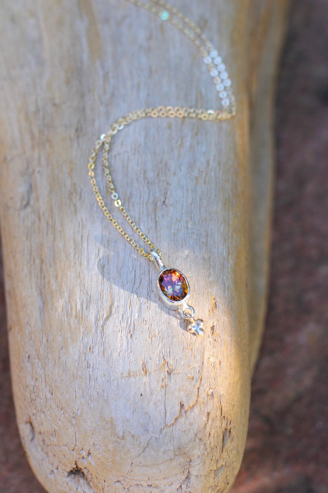 Tourmaline Trinity Necklace