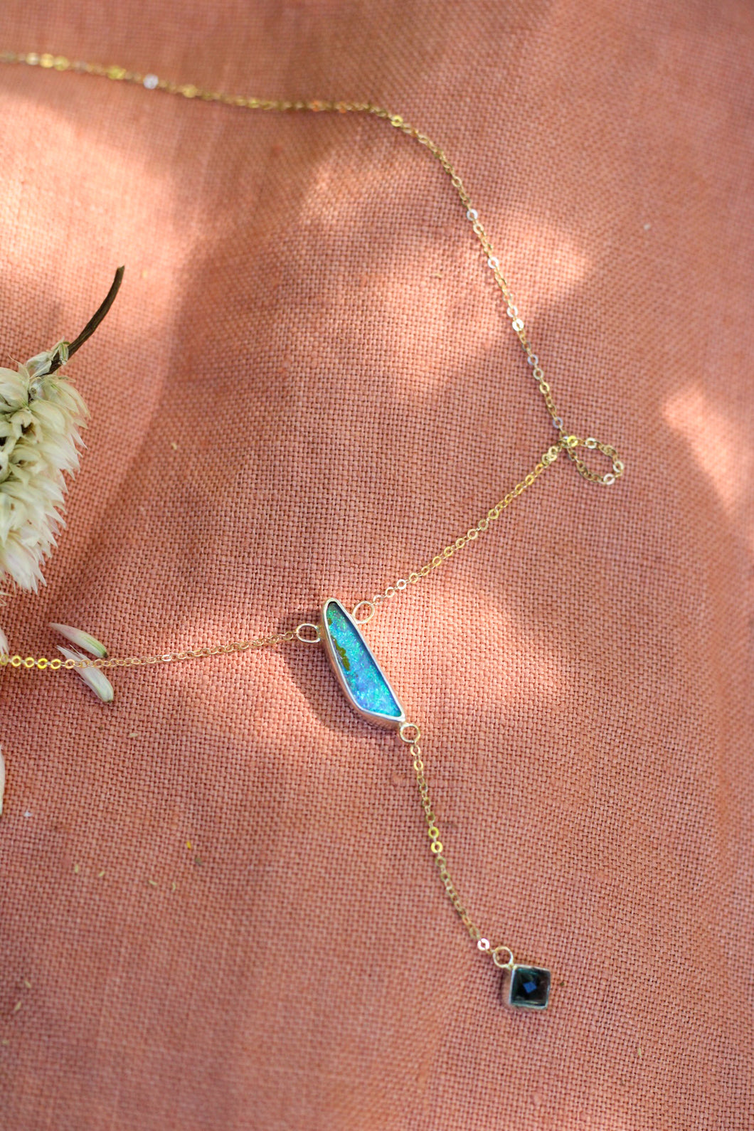 Lariat Necklace - Gold