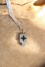 Load image into Gallery viewer, Moss Agate + Cat-Eye Apatite Necklace
