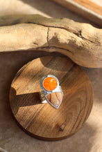 Load image into Gallery viewer, Carnelian + Bruneau Jasper Ring -Size 7

