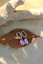 Load image into Gallery viewer, Silver Hoop - Baroque Pearl
