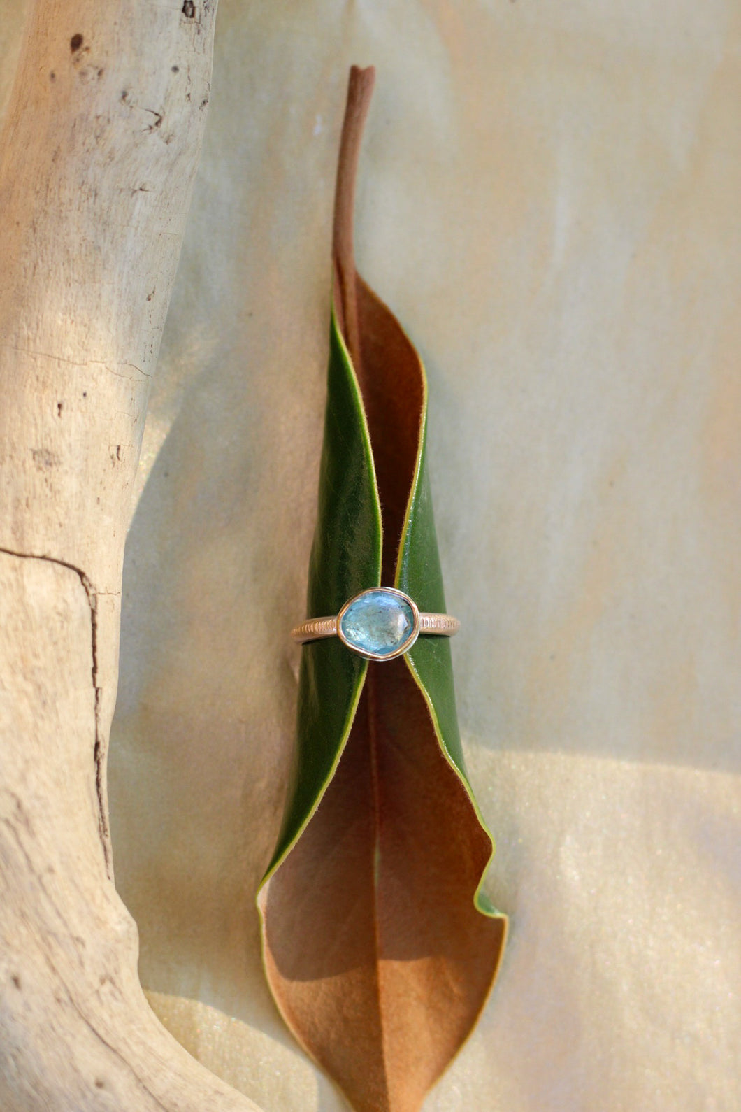 Aquamarine Ring - Size 7.75