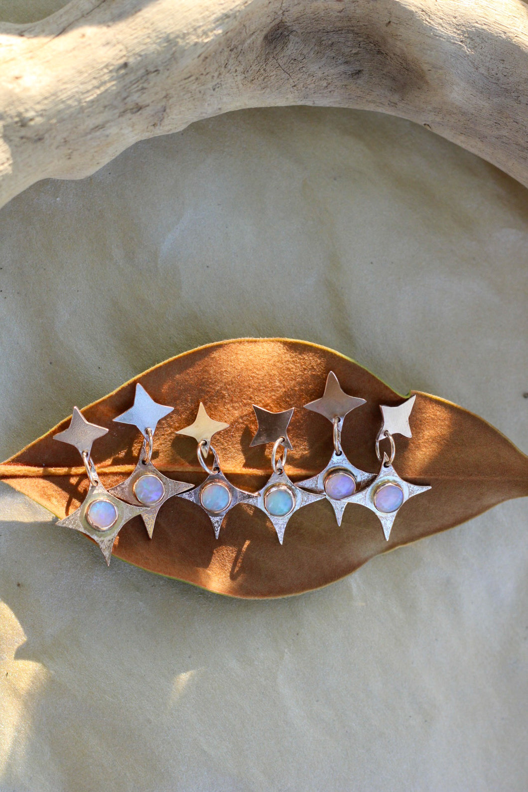 Starburst Opal Earrings