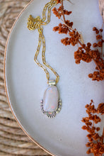 Load image into Gallery viewer, •Sun + Australian Opal Necklace
