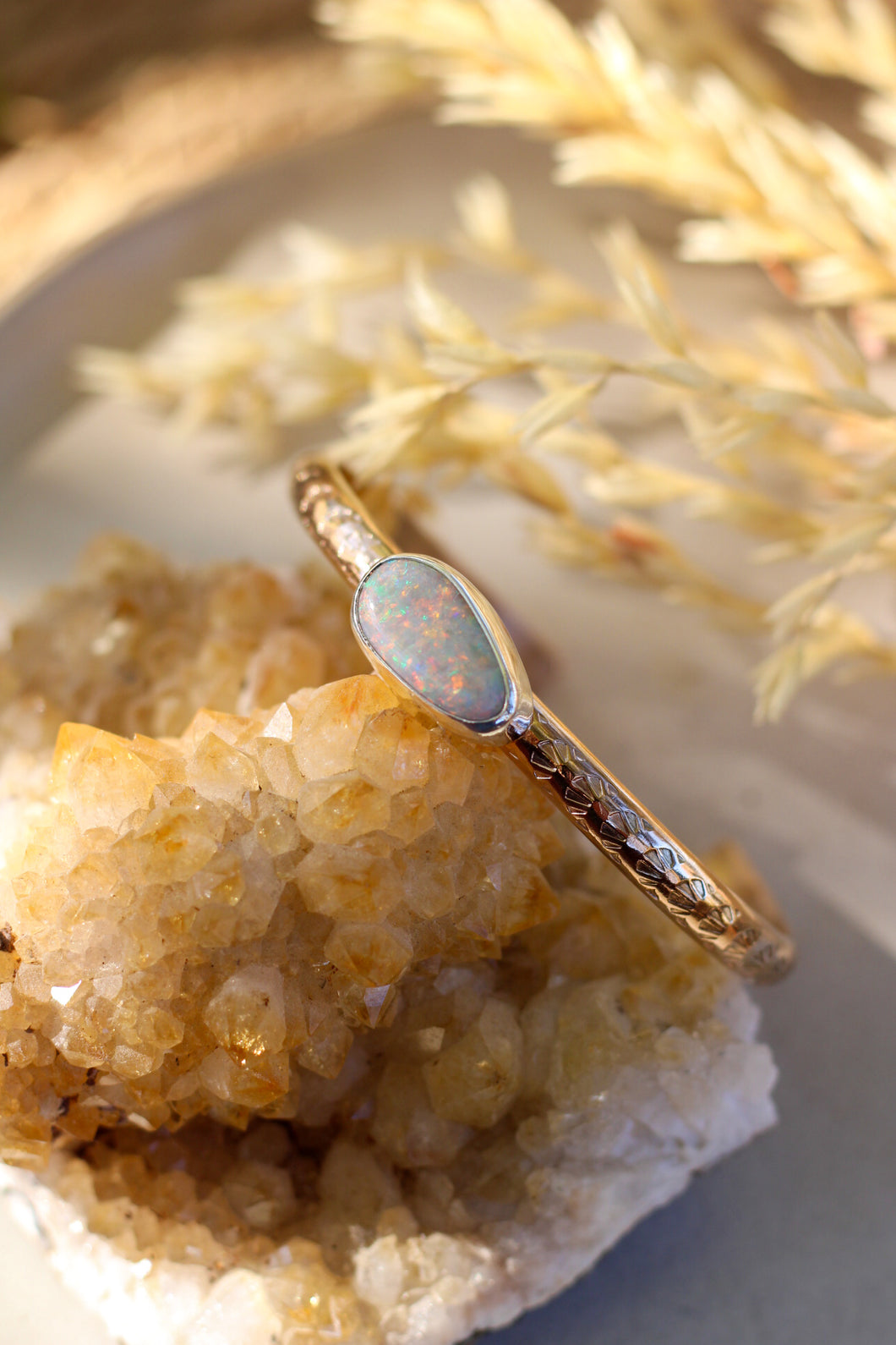 •ALTHEA + Stone Cuff - Australian Opal