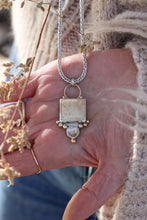 Load image into Gallery viewer, Ivory Creek Variscite + Topaz Necklace
