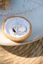 Load image into Gallery viewer, Smoky Quartz + Chrysoprase Ring - Size 8.75
