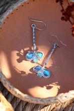 Load image into Gallery viewer, Australian Boulder Opal + Apatite + Chrysoprase Earrings
