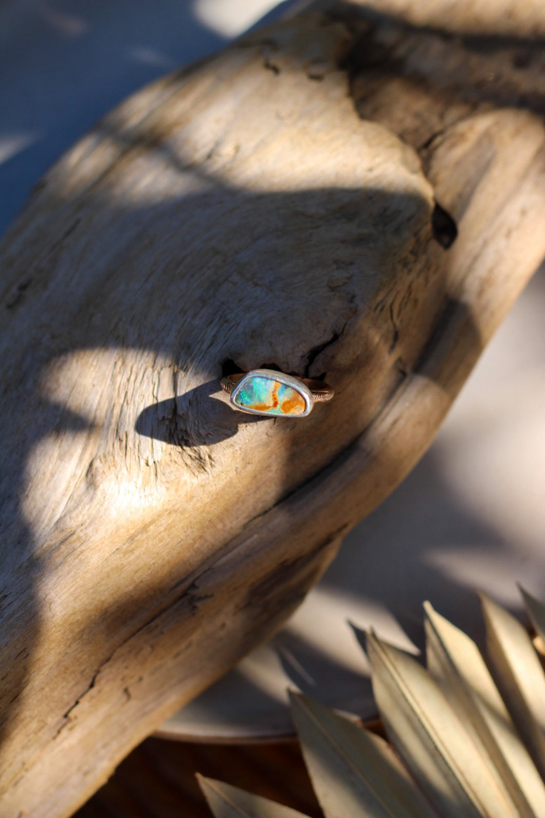 Australian Opal Ring - Size 7.5